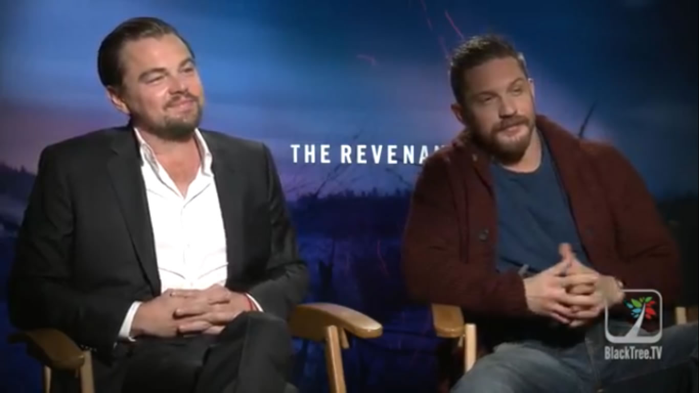 Leonardo DiCaprio and Tom Hardy Interview THE REVENANT