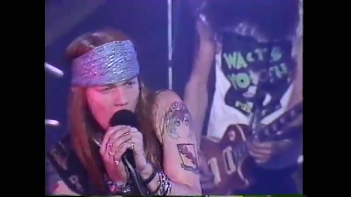 Guns N' Roses Sweet Child O' Mine Live At The Ritz 1988 - British English Pronunciation Test  117