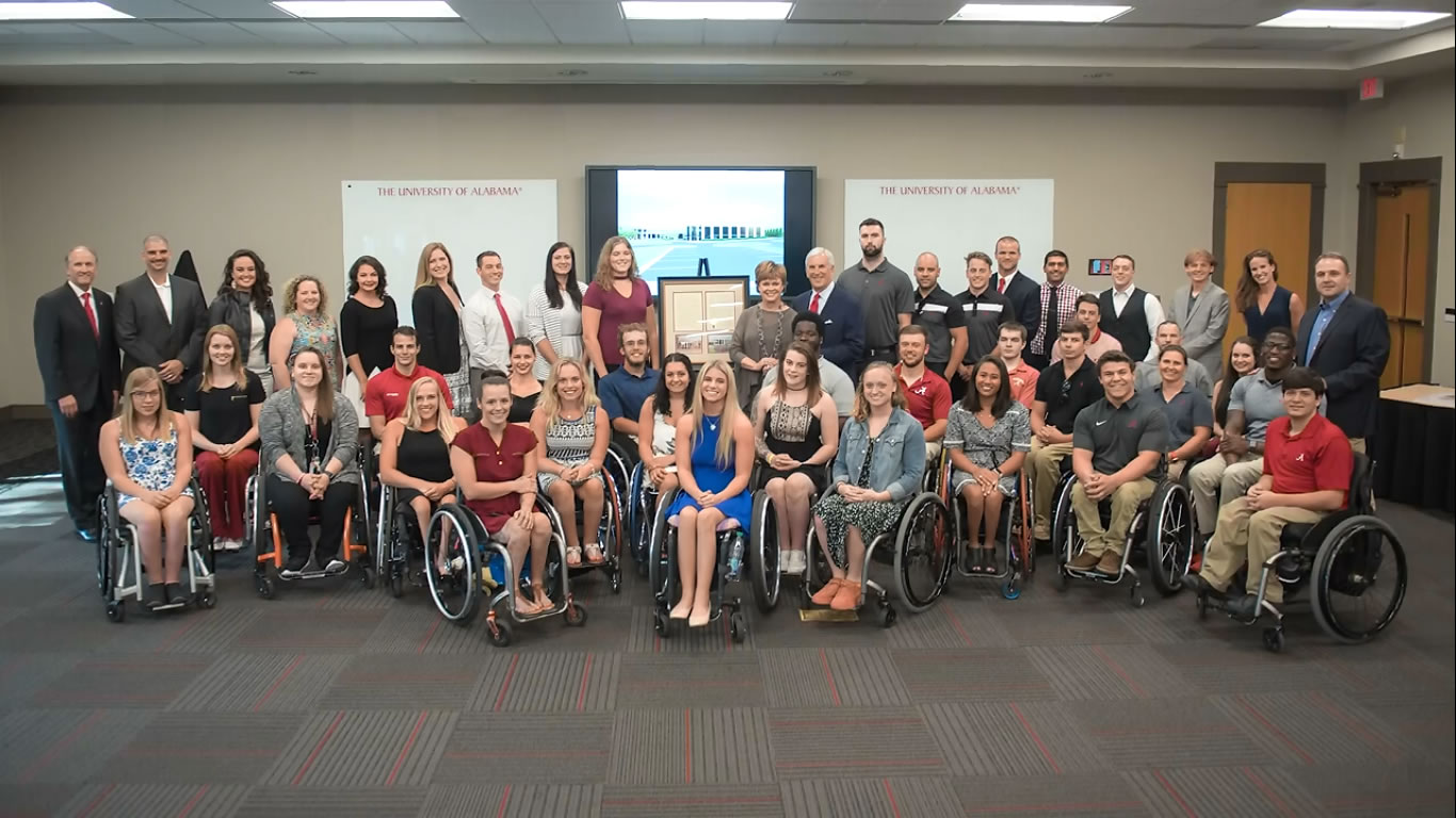 The University of Alabama- Stran-Hardin Adapted Athletics Arena Dedication (2017) - British English Pronunciation Test  296